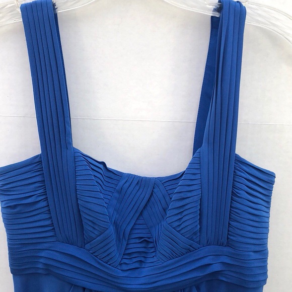 NWT BCBGmaxazaria Womens size XS larkspur Blue bubble hem sleeveless dress - Picture 4 of 8